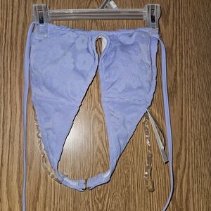 Hula honey lavender daisy bikini top